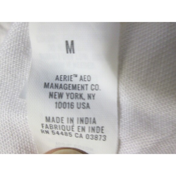 Aerie White Button Down Shirt - Picture 4 of 13